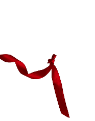 decorative red ribbon